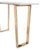 Atlas Console Table White & Gold