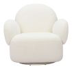 Pilka Swivel Chair White