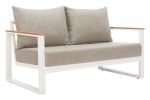 Welt Sofa Taupe & White