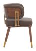 Brew Dining Chair Brown & Walnut