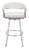 Bantry Swivel Barstool White