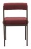 Livorno Dining Chair Red & Bronze