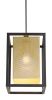 Yves Ceiling Lamp Gold & Black
