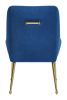 Maxine Dining Chair Navy Blue & Gold