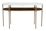 Bild Console Table White & Brass