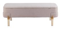 Lebreton Storage Bench Oatmeal Beige