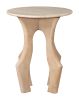 Eda Side Table White & Natural