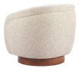 Vinta Swivel Chair Beige