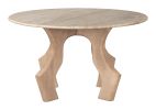 Eda Coffee Table White & Natural