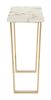 Atlas Console Table White & Gold