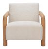 Subliem Accent Chair Cotton White
