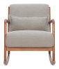 Hady Rocking Chair Gray