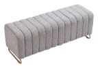 Pender Bench Stone Gray