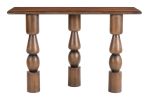 Split Console Table Brown