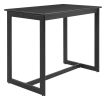 Midnight Wave Bar Table Black