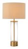 Boreal Table Lamp Beige & Gold
