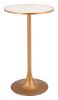 Bite Bar Table Beige & Gold