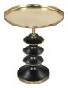 Donahue Side Table Gold & Black