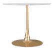 Opus Dining Table White & Gold