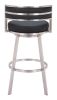 Gimsby Swivel Barstool Black