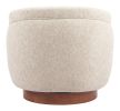 Vinta Swivel Chair Beige