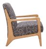 Runa Accent Chair Gray & Natural