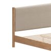 Hadi Queen Bed Beige & Natural