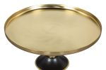 Donahue Side Table Gold & Black