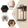 Outdoor Wood Grain Porch Lights, Waterproof Wall light for patio,  yard, front door, garden