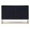 Modern Sideboard Elegant Buffet Cabinet with Large Storage Space for Dining Room, Entryway (Black)