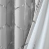 Total Blackout Metallic Print Grommet Top Curtain Panel(Only 1 Pc Panel)