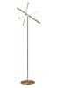 Garza Floor Lamp Brass