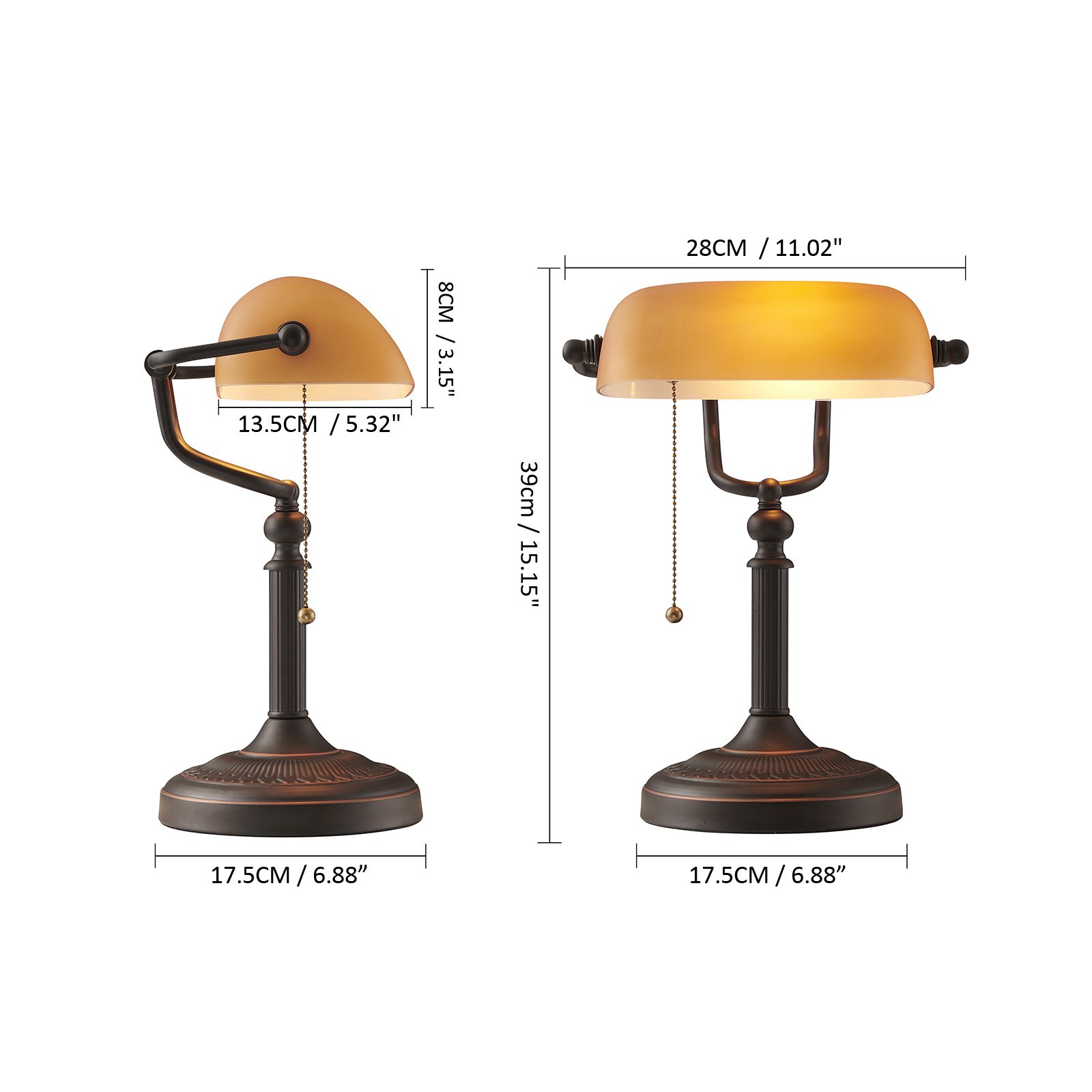 Vintage table light glass E27 banker's lamp zipper switch desk lamp bedroom home stuy restaurant library office light night lamp Vintage table light glass E27 banker's lamp zipper switch desk lamp bedroom home stuy restaurant library office light night lamp