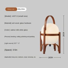 Cole Cestita Floor Lamp Art Modern Simple Led Wood Light Living Room Study Bedroom Bedside Lamp Home Restaurant Decoration Light (Color: EU Plug, Lampshade Color: small B)