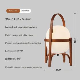 Cole Cestita Floor Lamp Art Modern Simple Led Wood Light Living Room Study Bedroom Bedside Lamp Home Restaurant Decoration Light (Color: UK Plug, Lampshade Color: medium B)